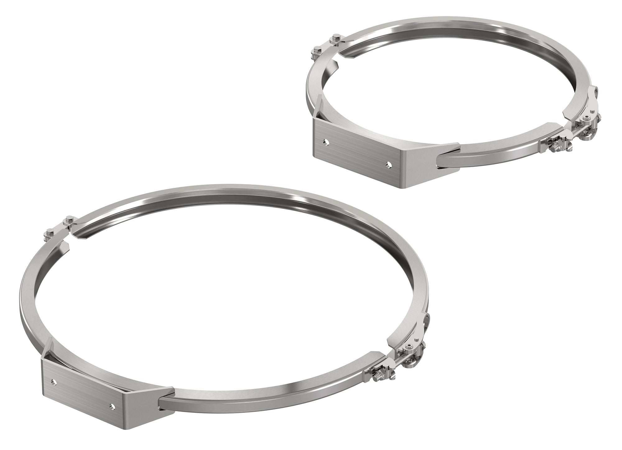 Clamp ring with vibra bracket, piFLOWp,fc,t