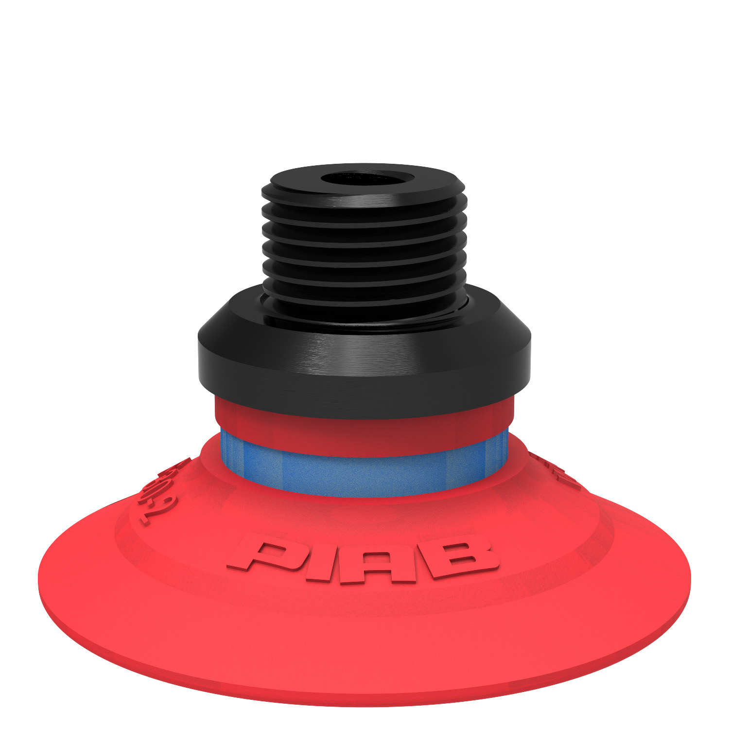Sugkopp F30-2 Silikon, G1/8" utv./M5 inv. PA - 1