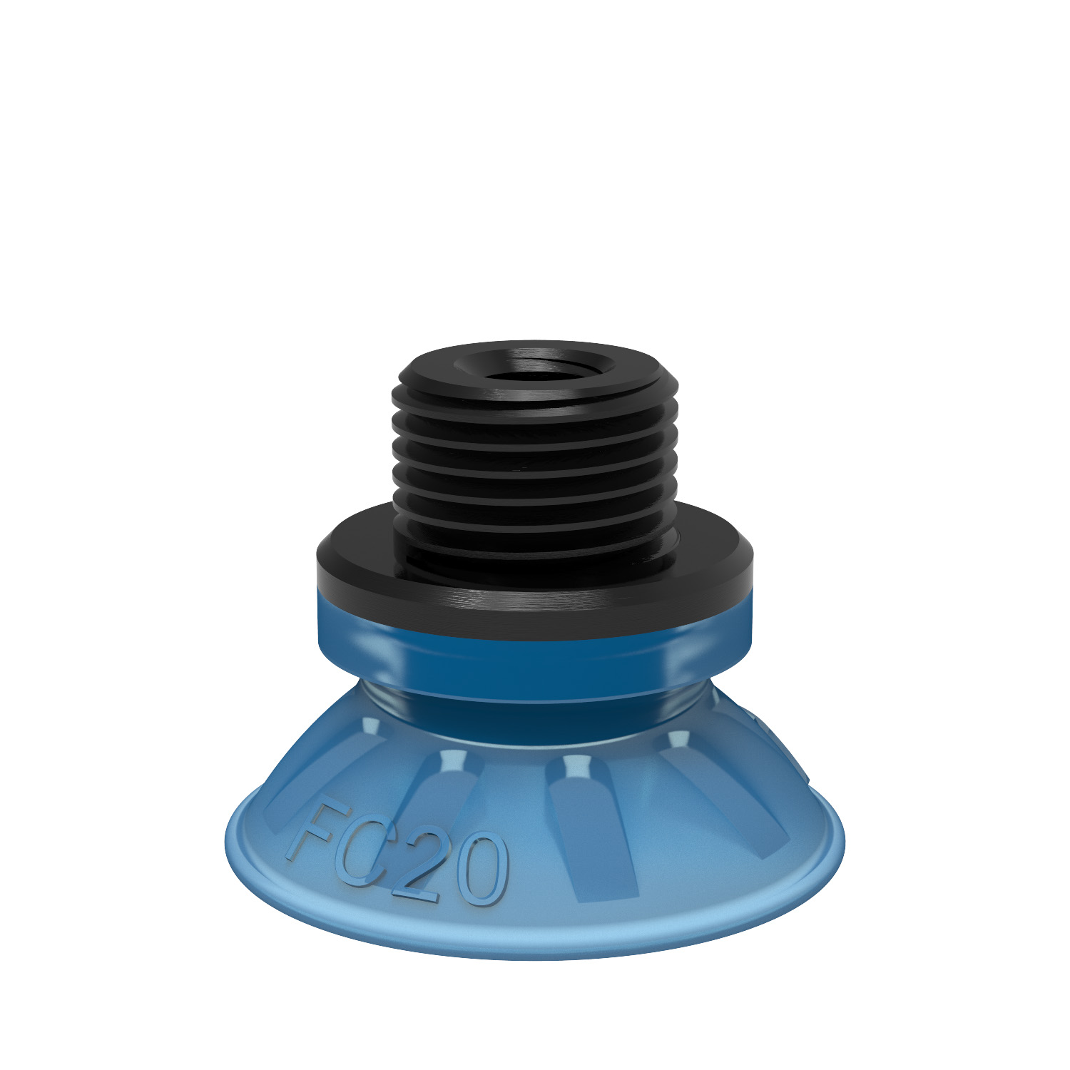 Suction cup FC20P Polyurethane 50, G1/8" male / M5 female - 1