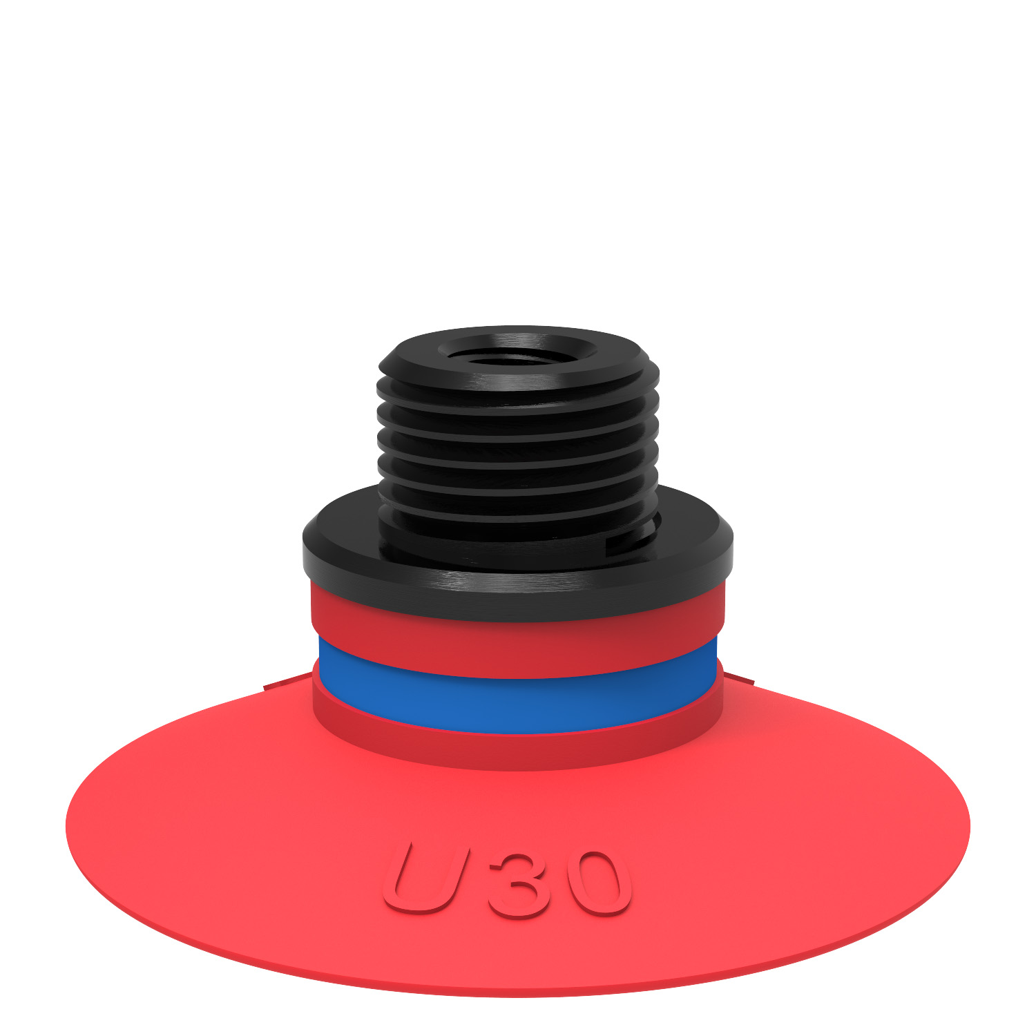 Suction cup U30 Silicone, G1/8" male / M5 female - 1