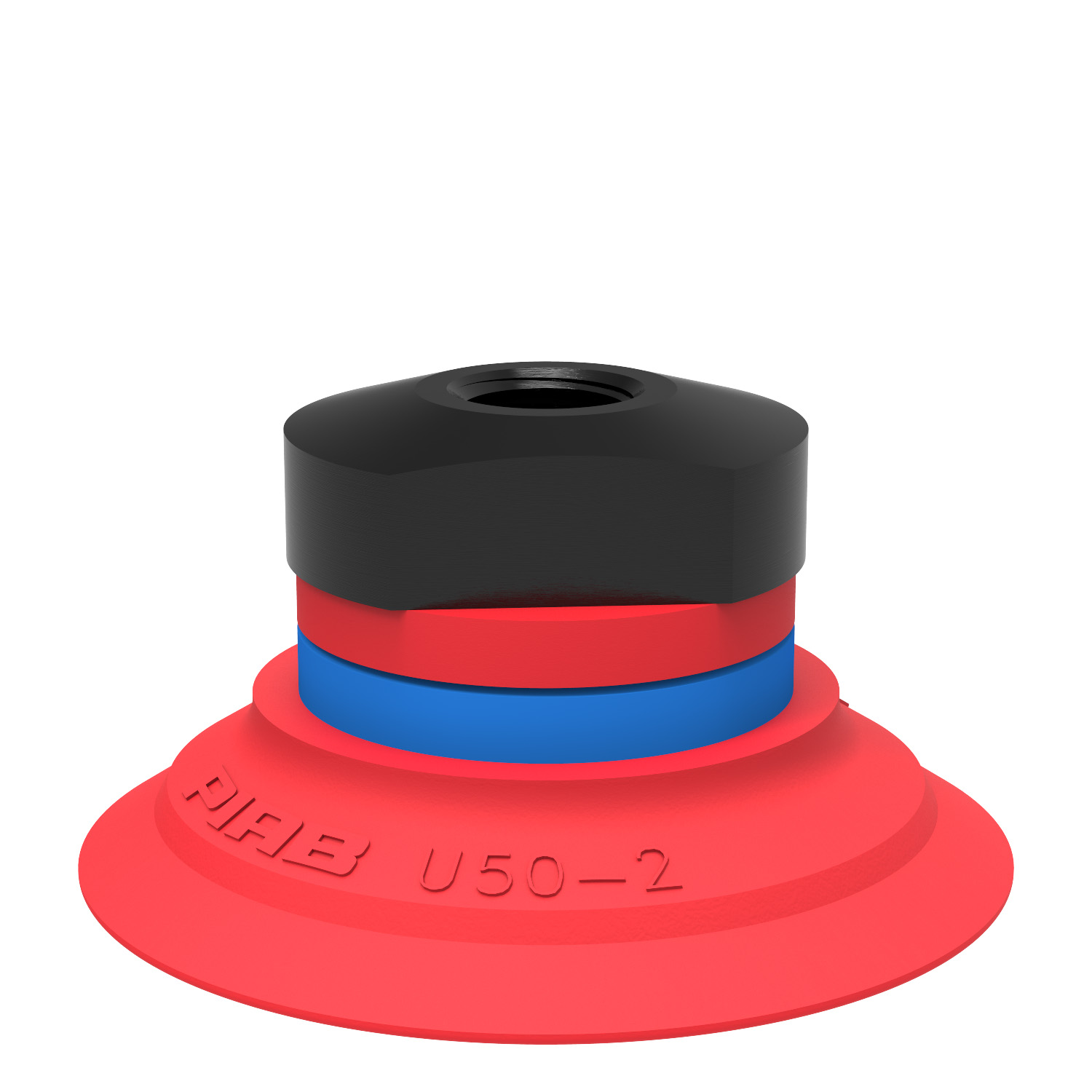 Suction cup U50-2 Silicone, 1/8" NPSF female - 1