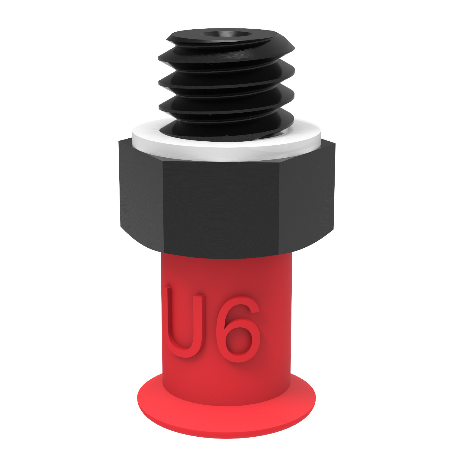 Suction cup U6 Silicone, M5 male - 1
