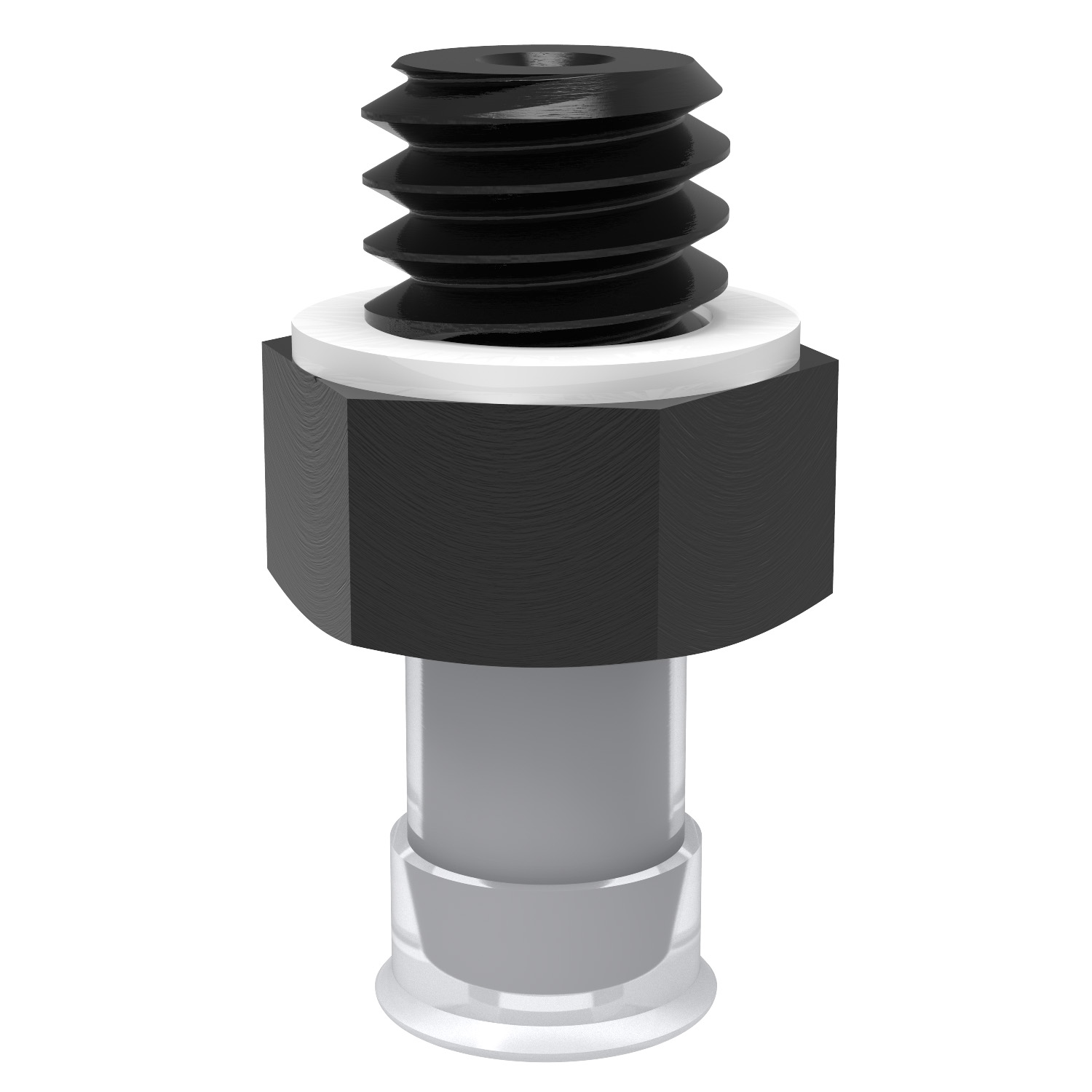 Suction cup U4 Silicone FCM, M5 male - 1