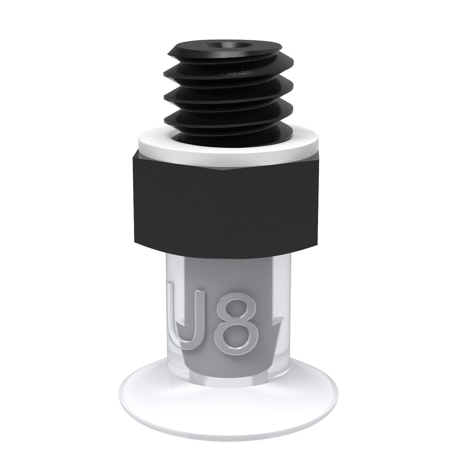 Suction cup U8 Silicone FCM, M5 male - 1