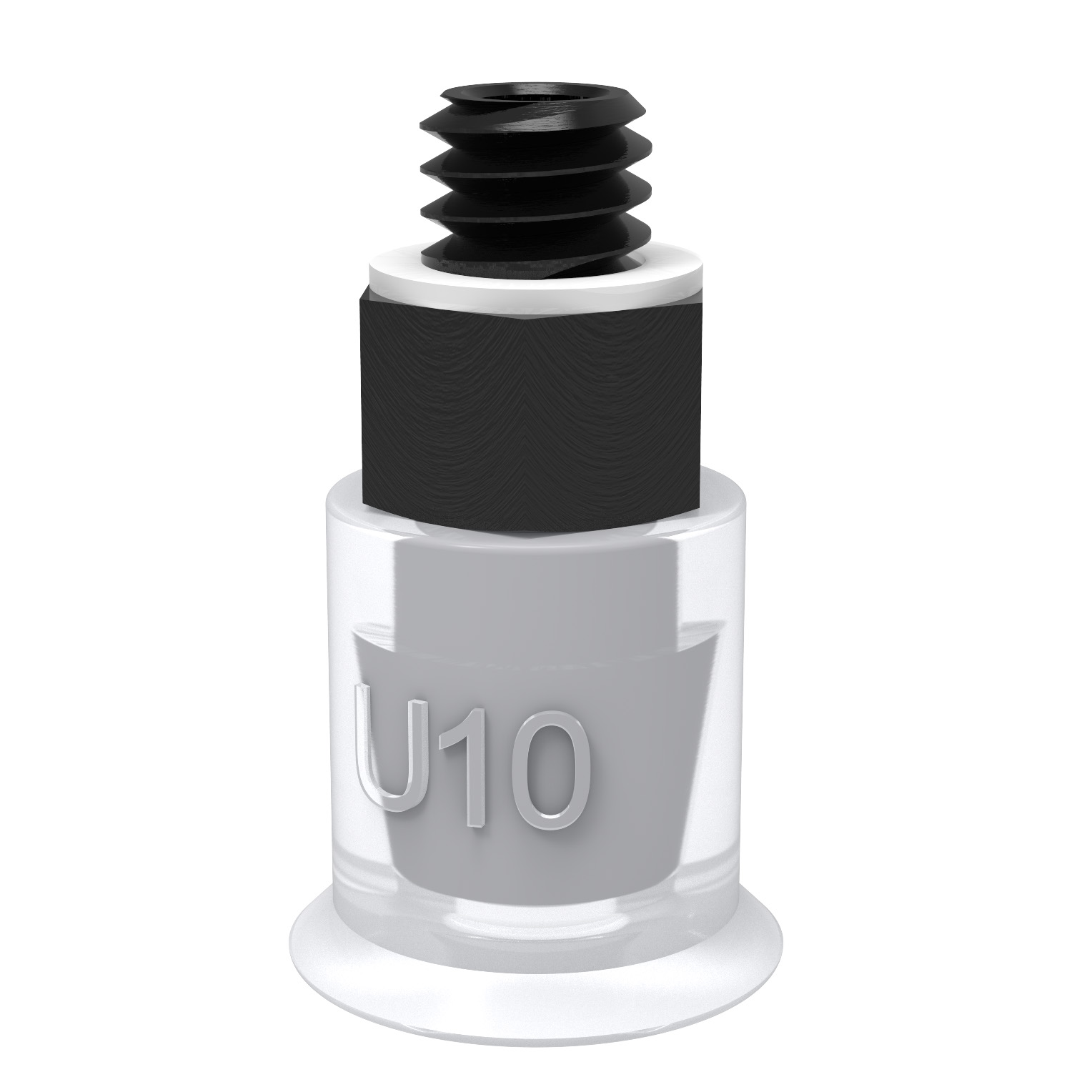 Suction cup U10 Silicone FCM, M5 male - 1
