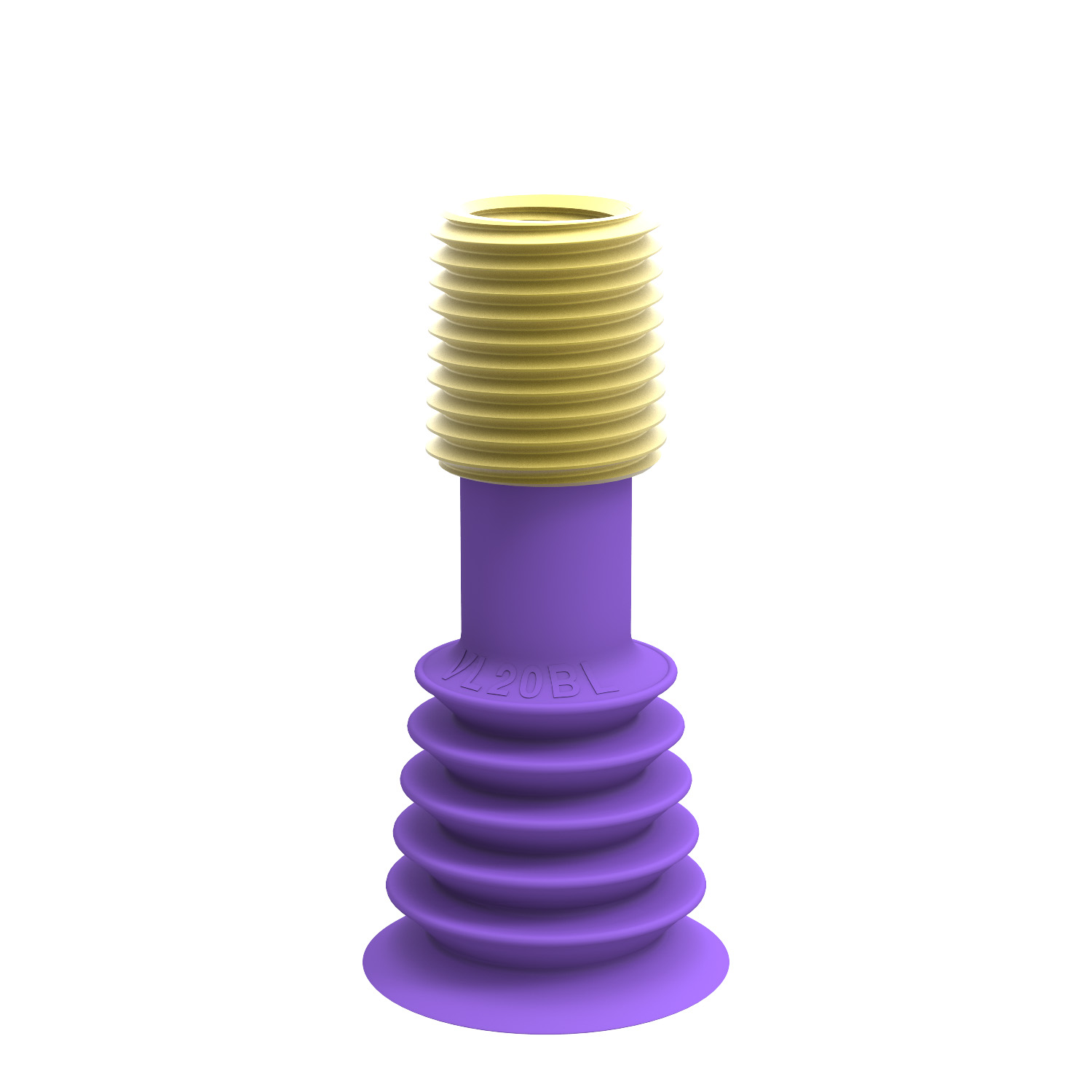 Suction cup VL20BL, 1/4"NPT-1/8"NPSF - 1