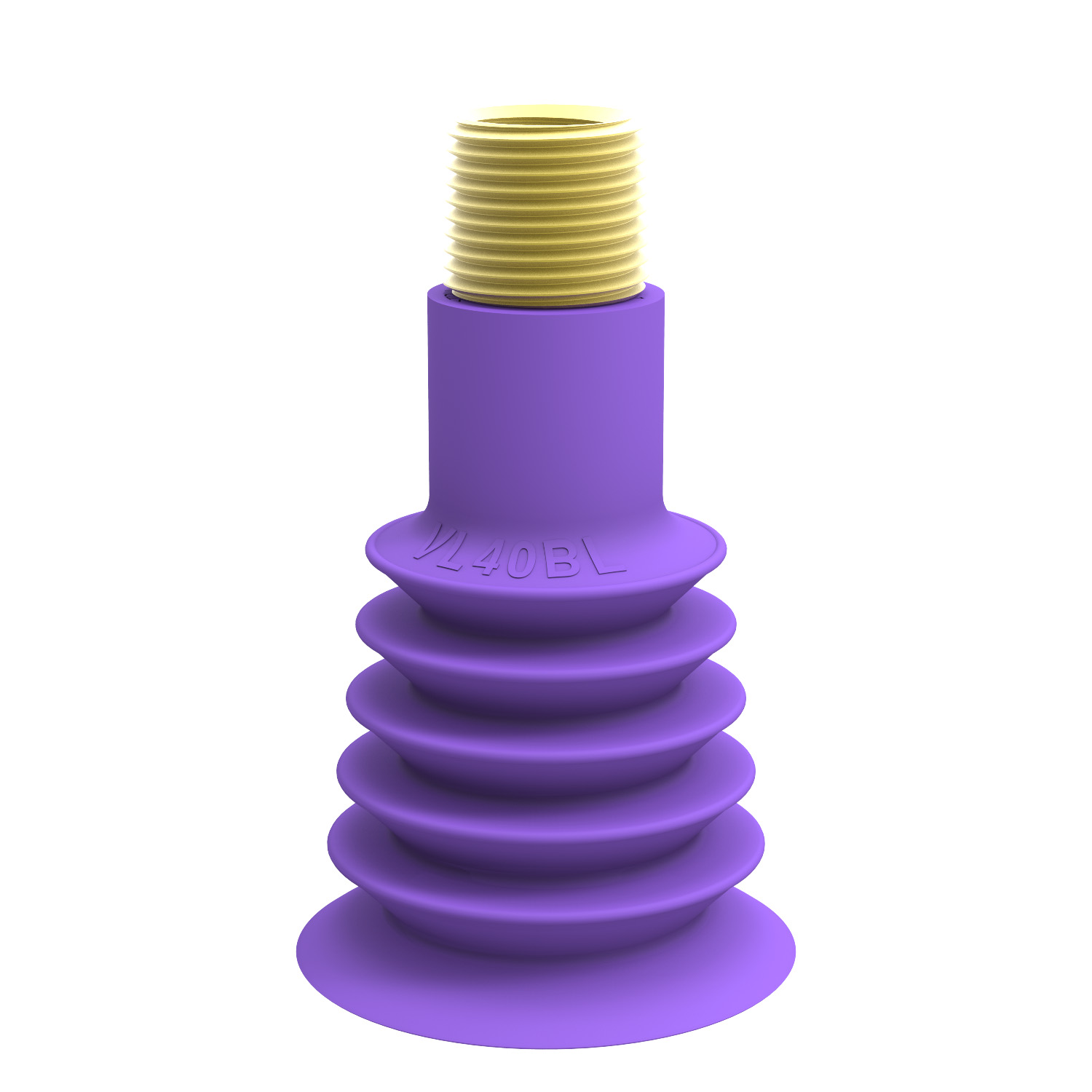 Suction cup VL40BL, 3/8"NPT-1/4"NPSF - 1