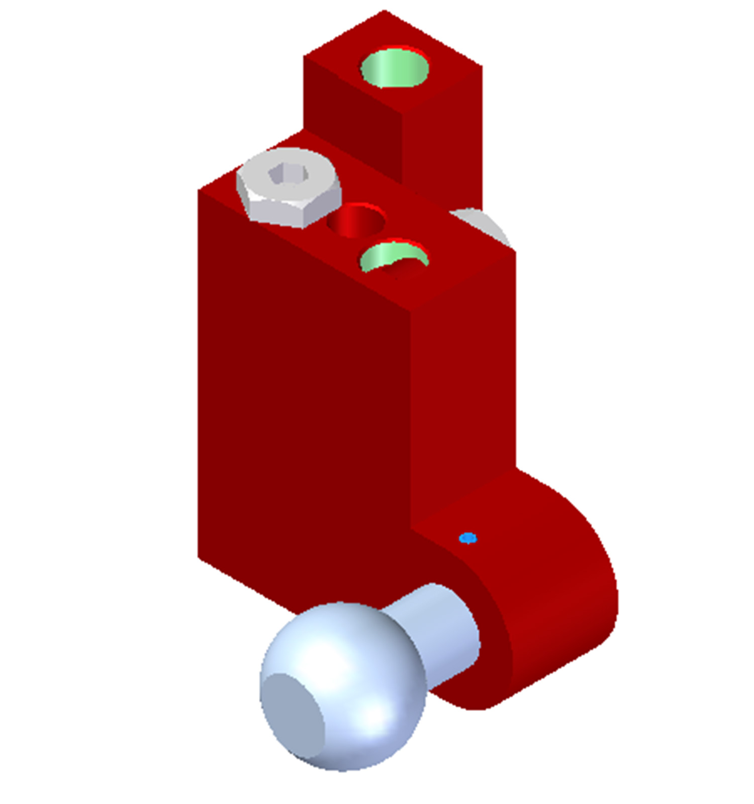 Vacuum Check Valve VT-1H, G threads, Ball joint, Right hand connection