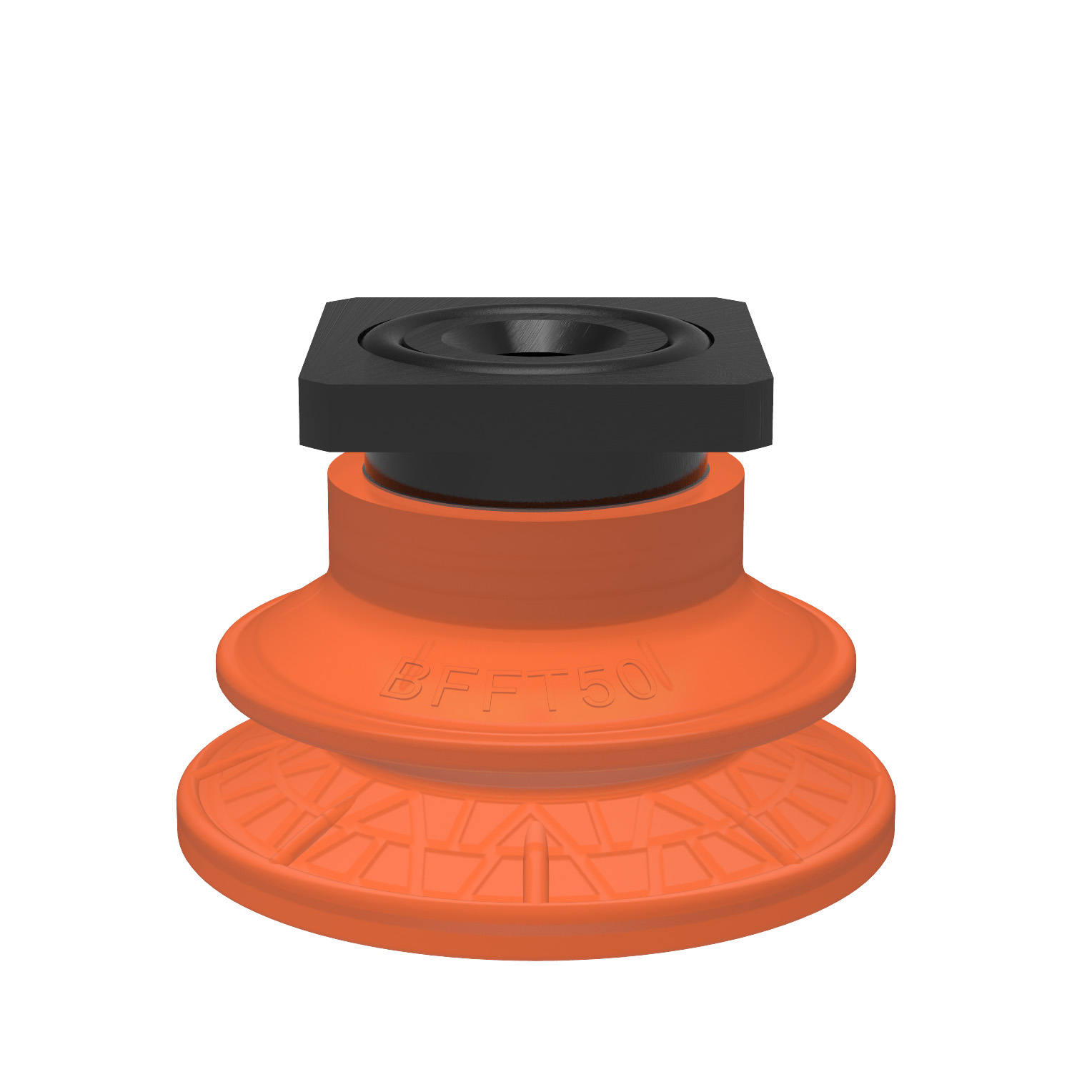 Ventouse BFFT50P Polyuréthane 60/60/30, rainure en T, avec filtre maille - 1
