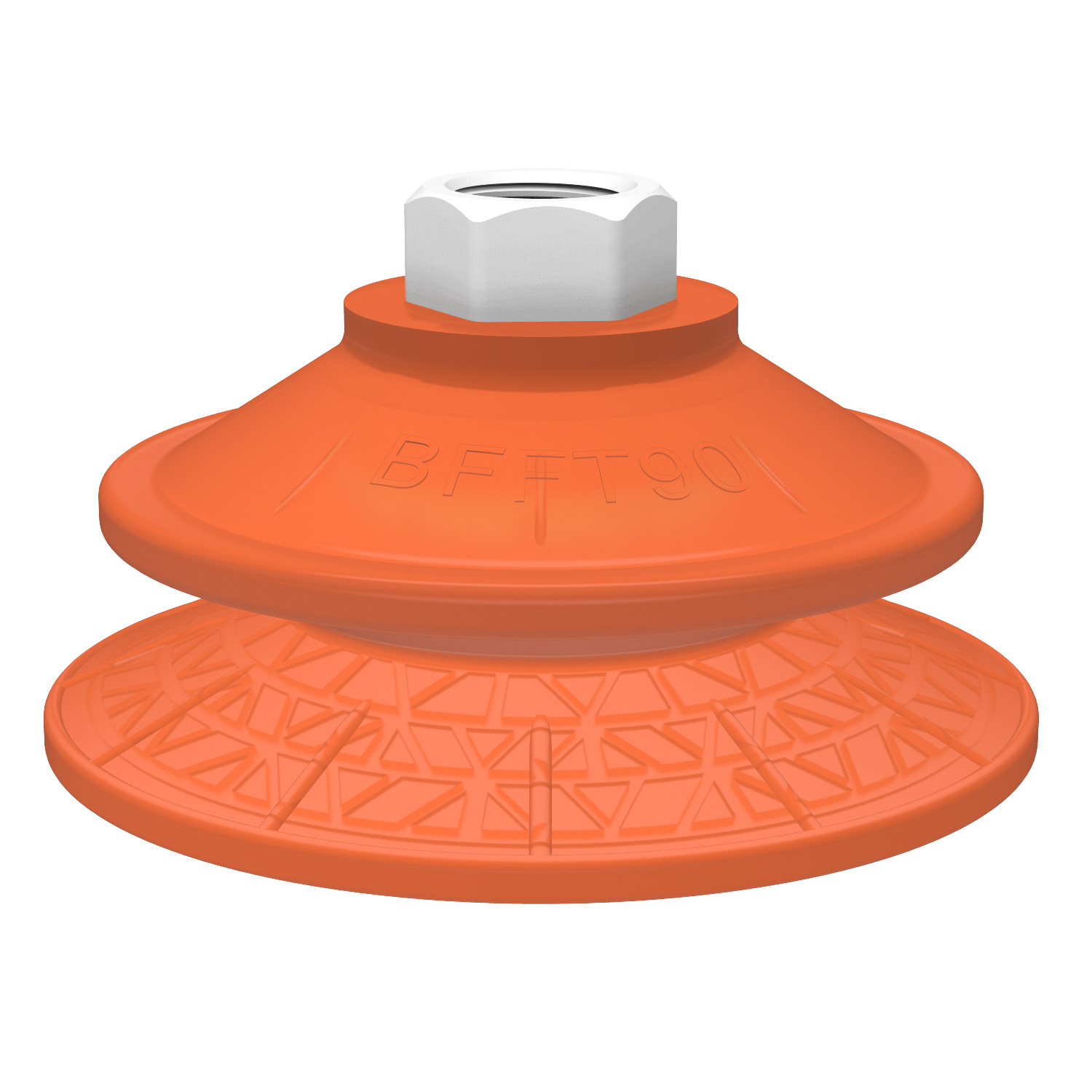 Suction cup BFFT90P Polyurethane 60/60/30, G3/8" female plastic - 1