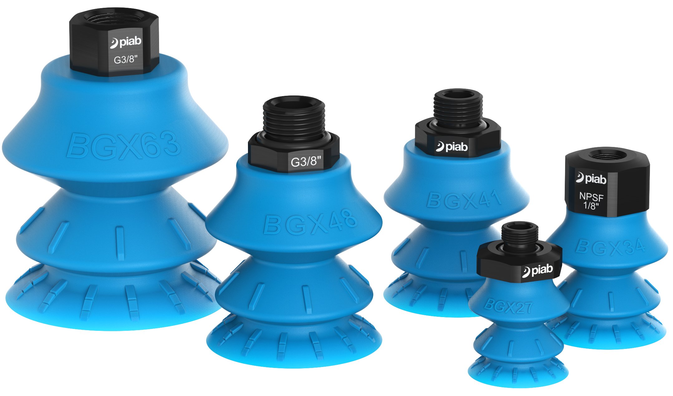 Multibellows suction cups