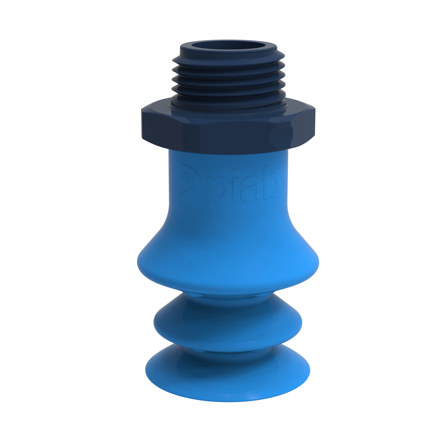 Suction cup F-BX25 Silicone 3/8" NPT male composite, detectable, FCM - 1