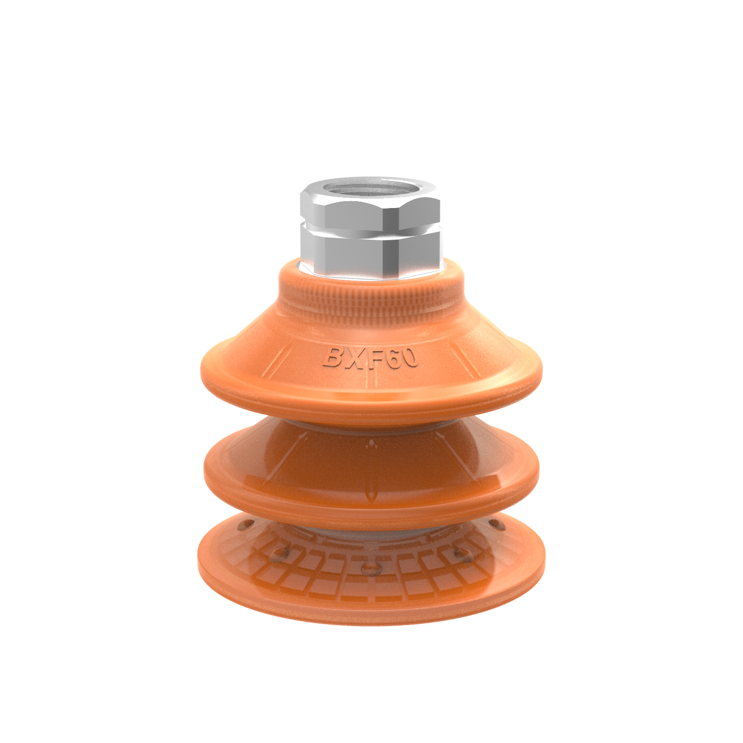 Suction cup BXF60P Polyurethane 60, 3/8" NPT female with mesh filter - 1