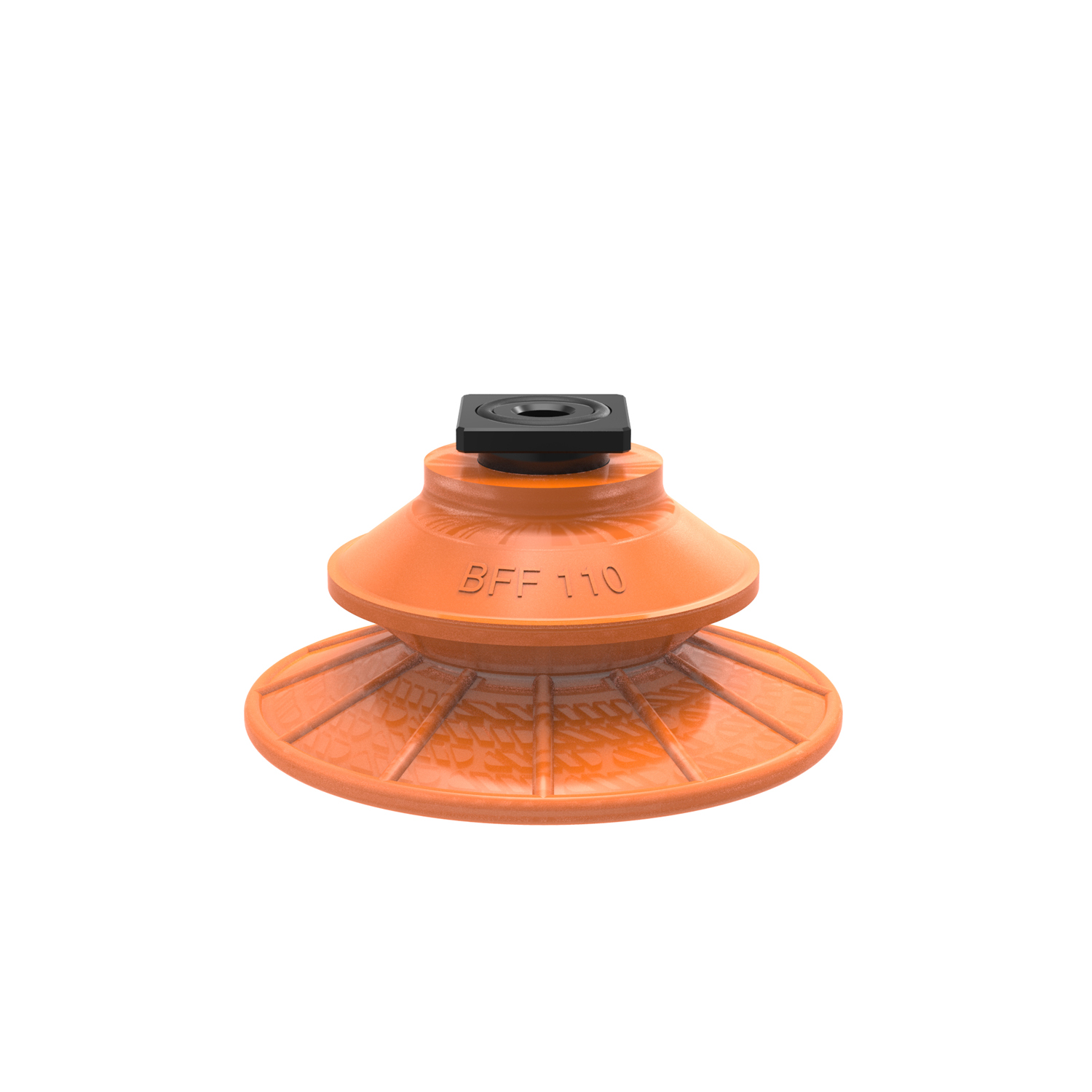 Suction cup BFF110P Polyurethane 55/60 T-slot with mesh filter - 1