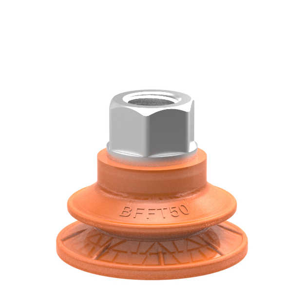 Suction cup BFFT50P Polyurethane 60/60/30 G3/8" female with mesh filter, 17 mm thread - 1