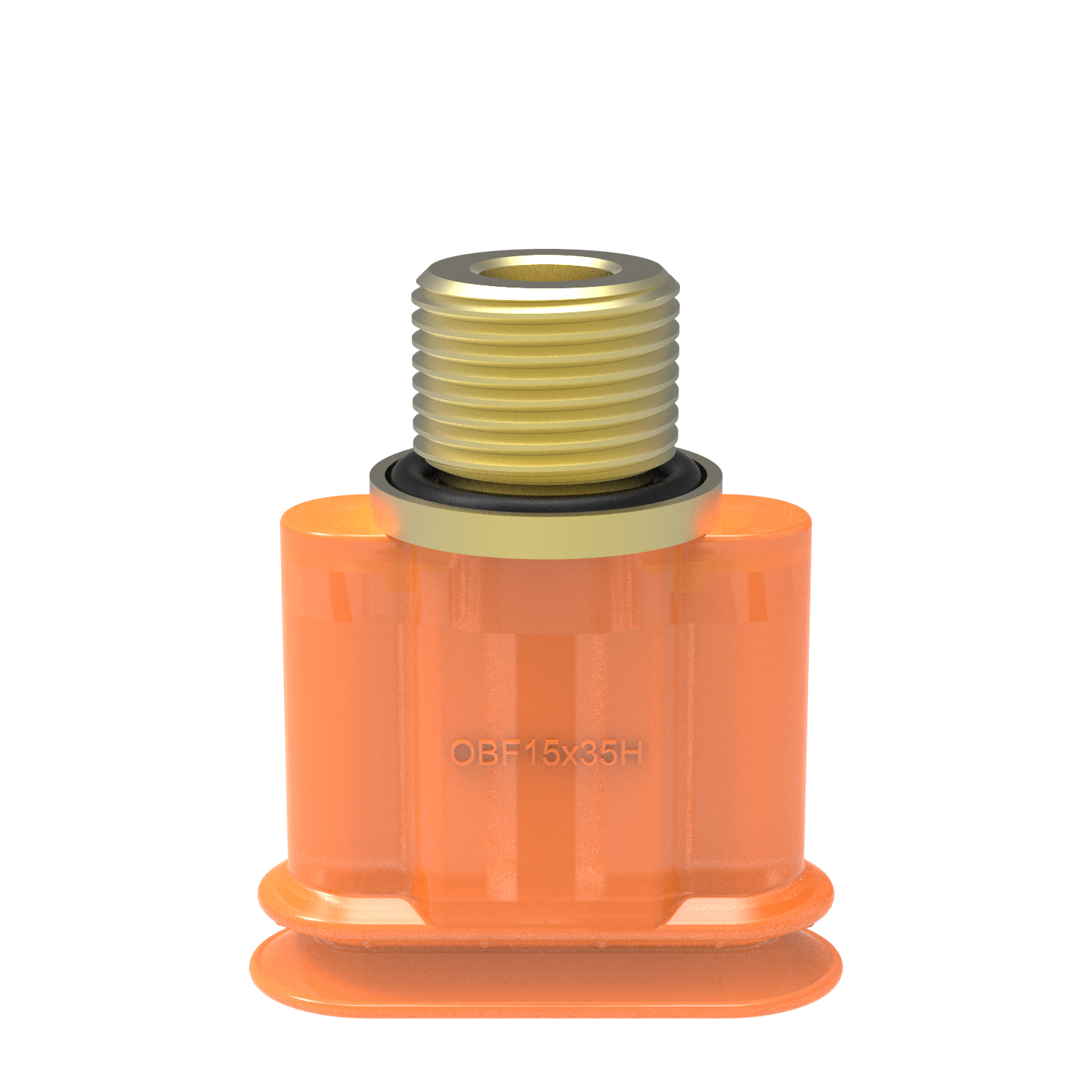 Suction cup OBF15x35P H Polyurethane 60, M10x1.5 male - 1