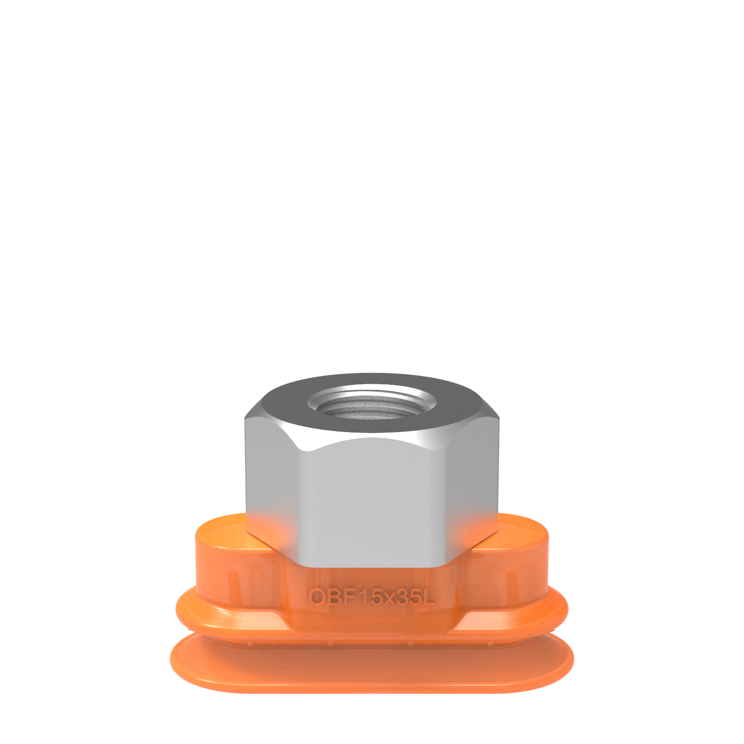 Suction cup OBF15x35P L Polyurethane 60, G1/4" female - 1