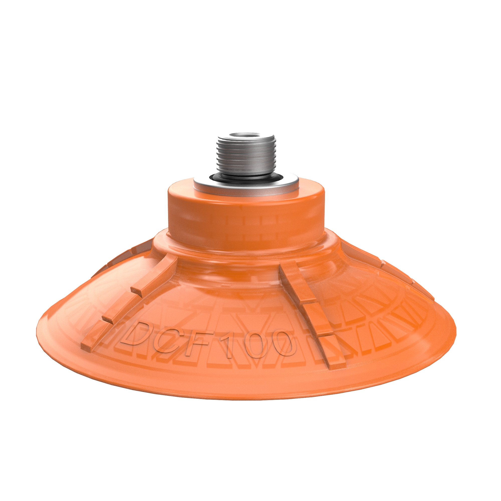Suction cup DCF100P Polyurethane 60, G1/4" male with mesh filter - 1