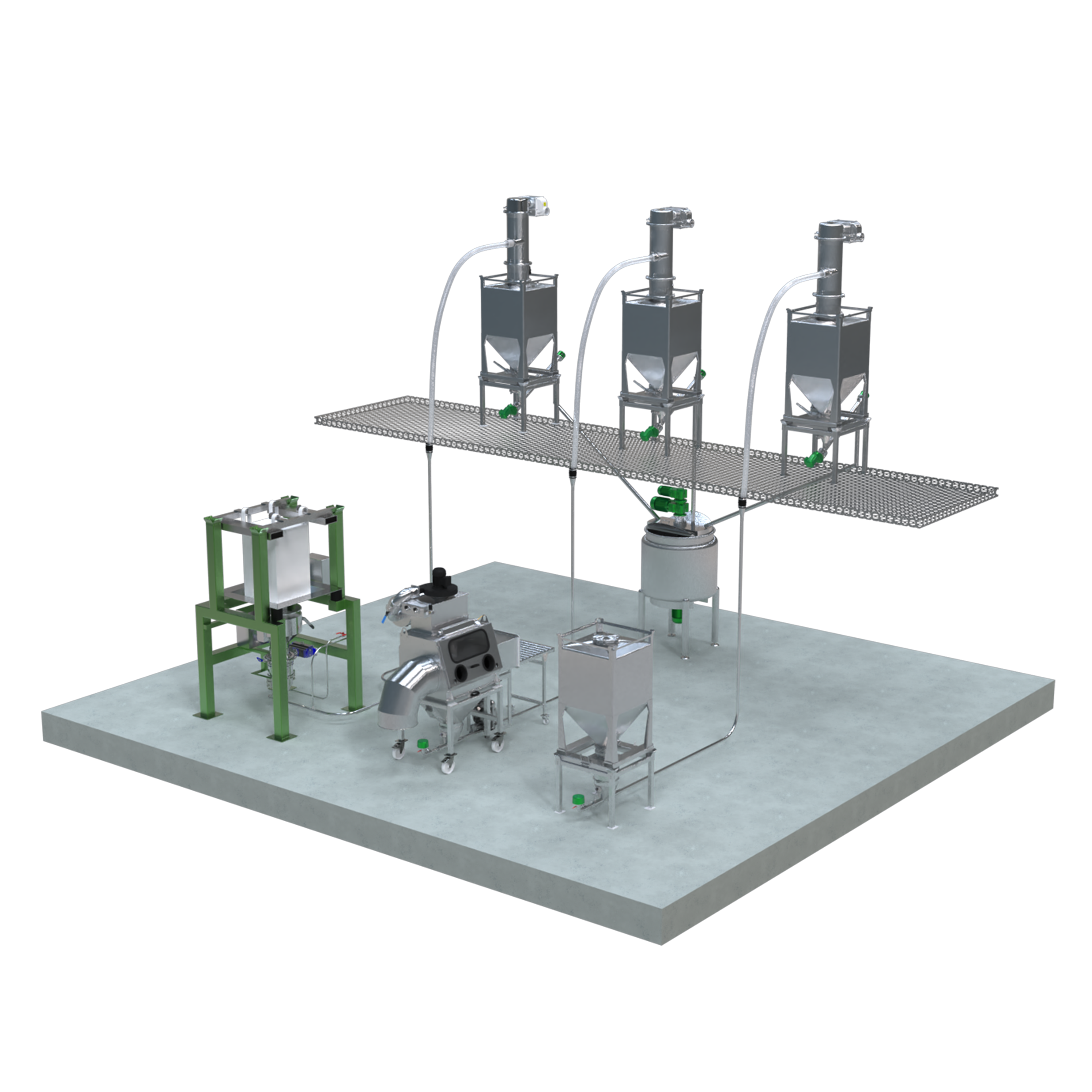 Vacuum conveying solutions for battery industry
