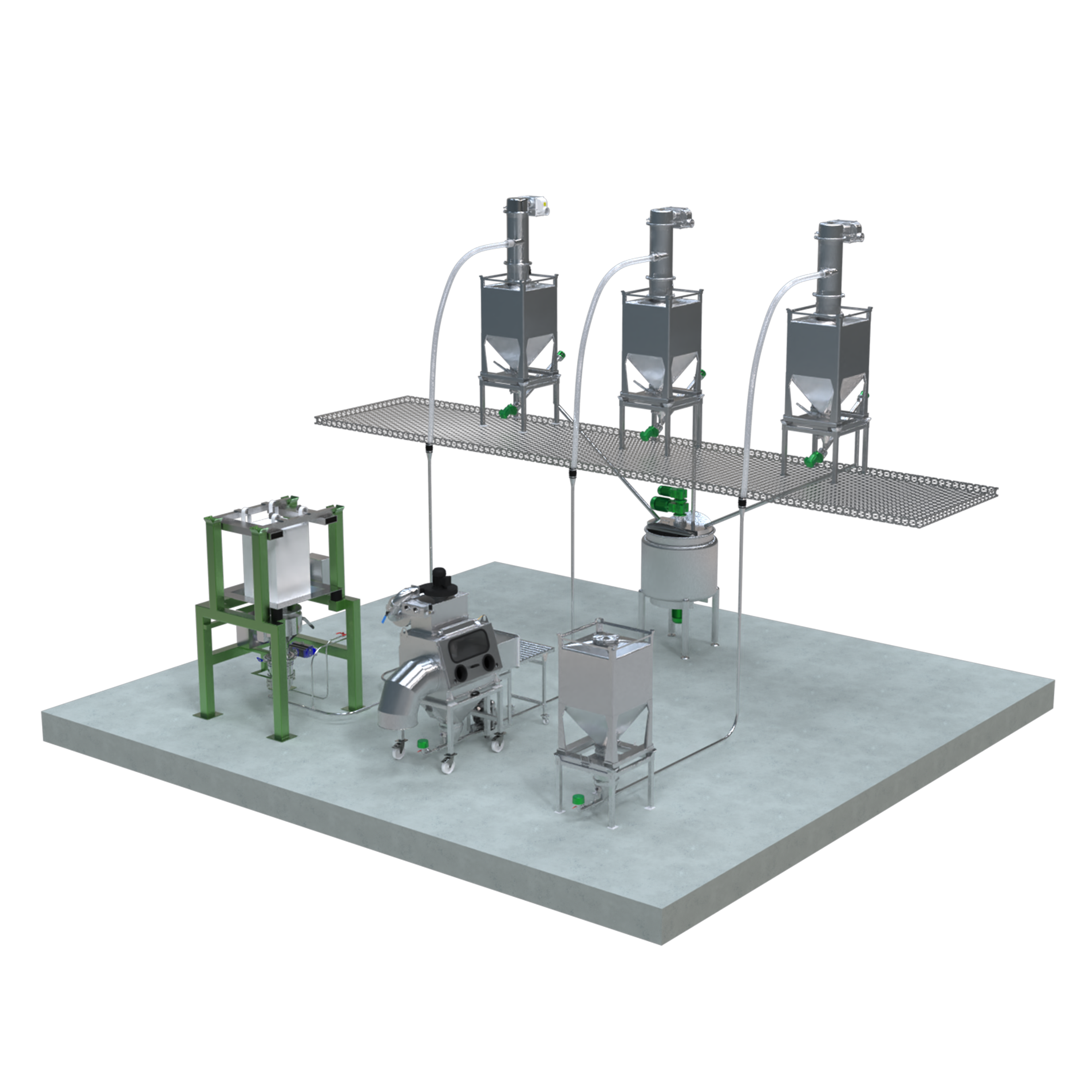 Vacuum conveying solutions for battery industry