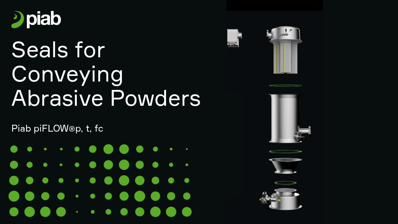 Seals for conveying abrasive powders